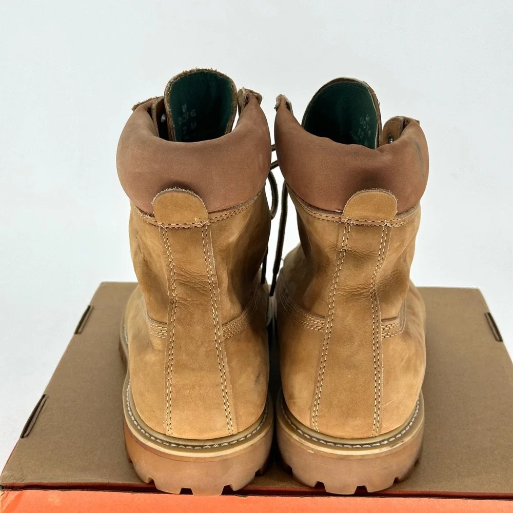 Vintage Eddie Bauer Leather Outdoor Hiking Work Casual Men's 12 M